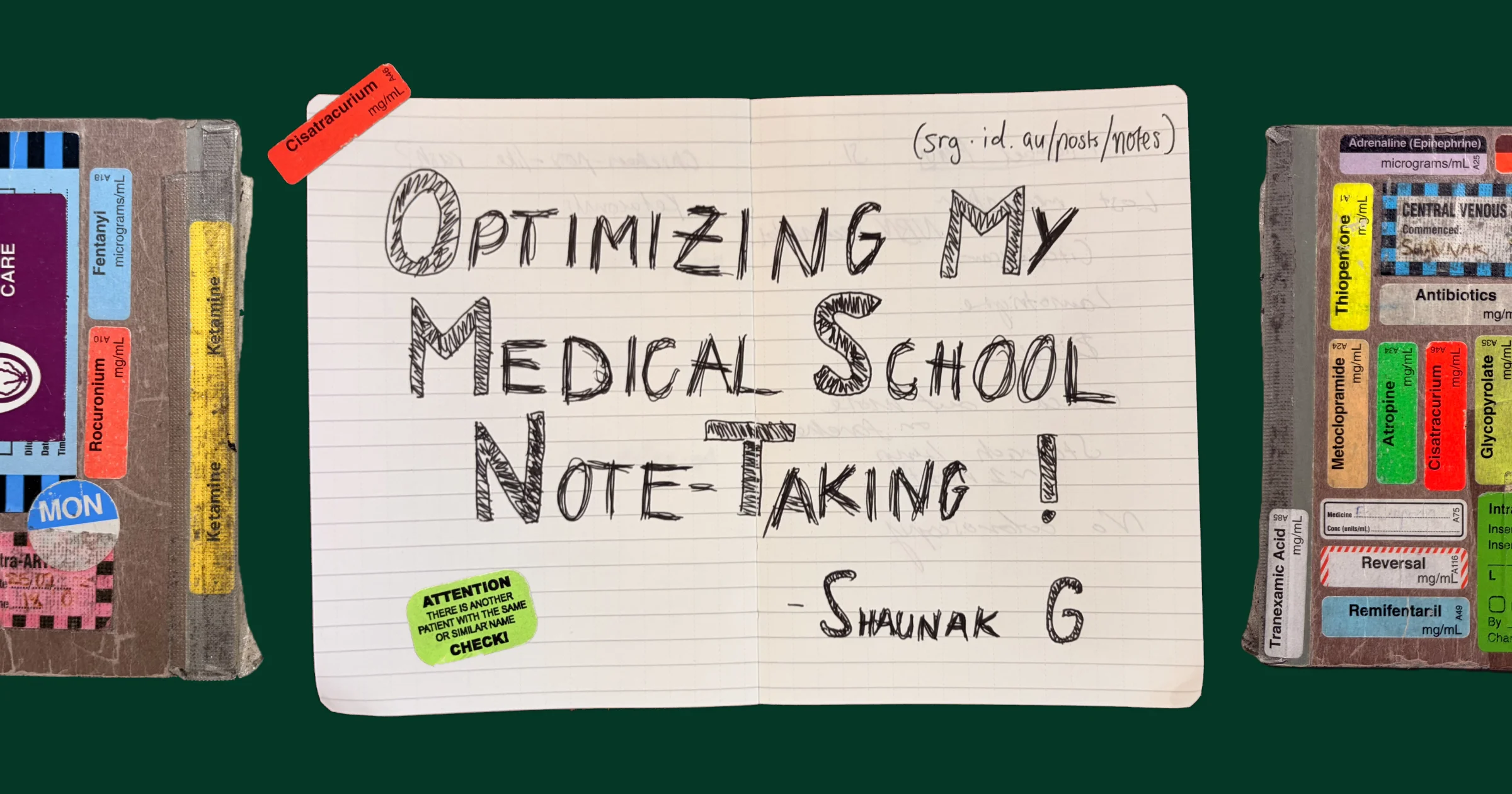Optimizing my medical school note-taking